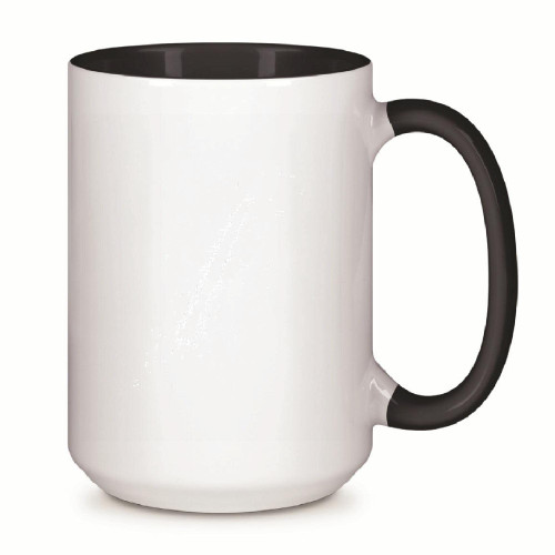 Clarinet Music Notes Design Gift for Musicians and Music Lovers 11oz 15oz Inner Color Accent Mug