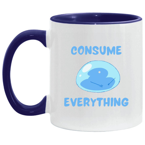 Gift for Anime Fans Reincarnated as a Slime Time 11oz 15oz Inner Color Accent Mug