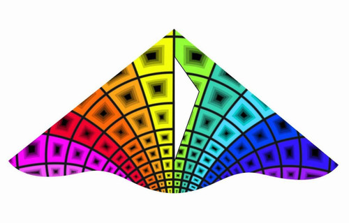 Dlx Delta 42-inches Nylon Delux Delta Kite: Sunburst by X-Kites