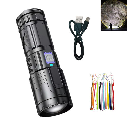 Ailsion Flashlight, Ailsion S18 Flashlight, Ailsion Powerful Flashlight, Ailsion Bright Flashlight, Zoom Bright Flashlight, Handheld Flashlight Rechargeable USB C, Suitable for Outdoor, Camping (1A) Ailsion Flashlight, Ailsion S18 Flashlight, Ailsion Powerful Flashlight, Ailsion Bright Flashlight, Zoom Bright Flashlight, Handheld Flashlight Rechargeable USB C, Suitable for Outdoor, Camping (1A)
