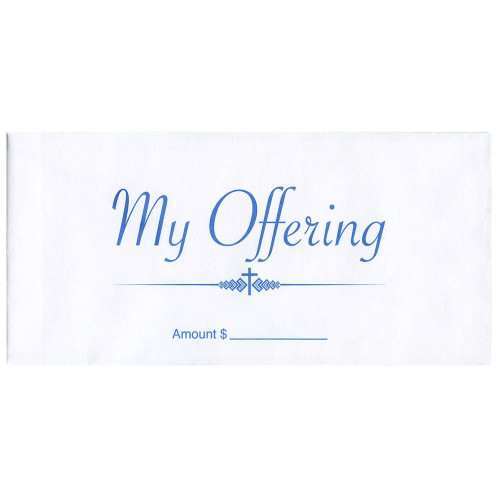 Church My Offering Pew Envelopes (Pkg of 200) Easy Open Envelopes