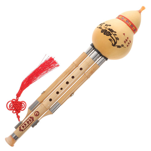 ERINGOGO hulusi lovers gifts hulusi g key hulusi flute cucurbit flute chinese ethnic musical instrument chinese cucurbit gourd bB Key bamboo hulusi gourd Wooden Chinese nation tubular