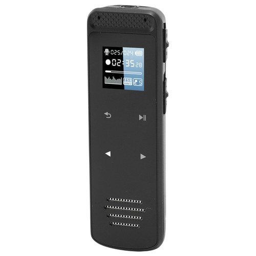 Digital Voice Recorder, Voice Activated Recorder with Playback, MP3 Player, Noise Reduction, Built in Mic, Portable Recorder for Lectures Meetings (8GB Memory)