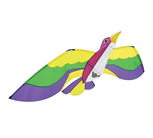 Gayla Industries 1317 3D Rainbow Bird Ripstop Nylon Kite-55 Wingspan (Single Kite)