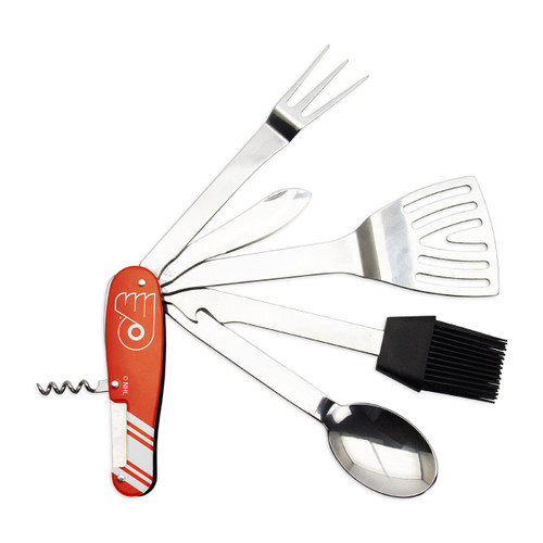 Sports Vault NHL Philadelphia Flyers BBQ Multi Tool Sports Vault NHL Philadelphia Flyers BBQ Multi Tool