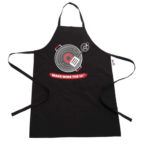 Bang Tidy Clothing BBQ Apron Funny Aprons For Men Make Mine the 12" DJ Funny Grill Kitchen Gift
