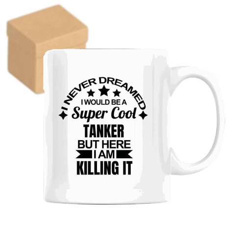 Unique Gift Idea For Tanker Fans - Killing It - Sublimation Mug - 11 Oz Ceramic Mug - Customizable Gift - Cool Coffee Mug Design For Tank Lovers 11oz 15oz White Coffee Mug