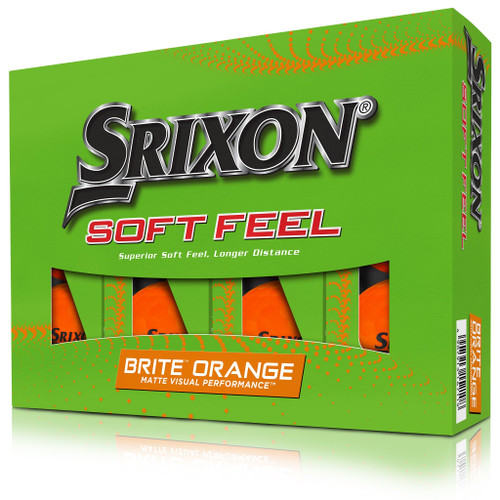 Srixon Soft Feel 13 Brite Orange Golf Balls