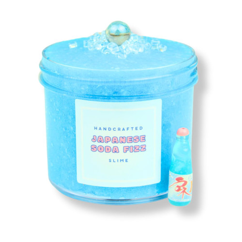Japanese Soda Fizz Slime (SCENTED) | Handmade Slime | Hippocampe Slimes (4OZ)