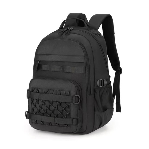 KBTYE School Backpack for Kids Travel Laptop Daypack Aesthetic Backpack Women Men Lightweight College Bookbags for Teens(Black)