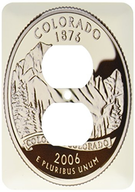 3dRose lsp_55387_6 State Quarter Of Colorado (Pd-Us) 2 Plug Outlet Cover 3dRose lsp_55387_6 State Quarter Of Colorado (Pd-Us) 2 Plug Outlet Cover