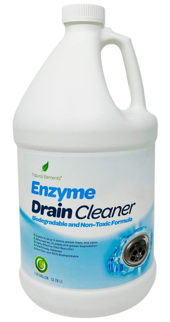 Natural Elements Enzyme Drain Cleaner | Digest Grease, Fats, and Paper Buildup in Drains, Septic Tanks, Grease Traps, Pipes (1 Gallon) Natural Elements Enzyme Drain Cleaner | Digest Grease, Fats, and Paper Buildup in Drains, Septic Tanks, Grease Traps, Pipes (1 Gallon)