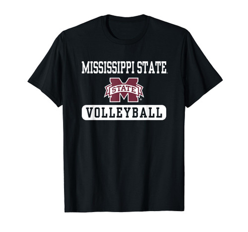 Mississippi State Bulldogs Volleyball Logo T-Shirt