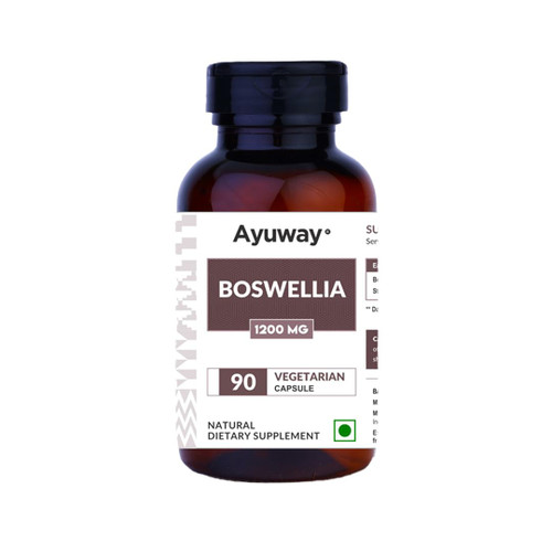 AYUWAY Boswellia Extract Veg Capsule Good for Joint Support 30 Days Supply 90 Capsules AYUWAY Boswellia Extract Veg Capsule Good for Joint Support 30 Days Supply 90 Capsules