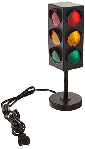 Rhode Island Novelty Eltrali 8" Traffic Light Table Lamp