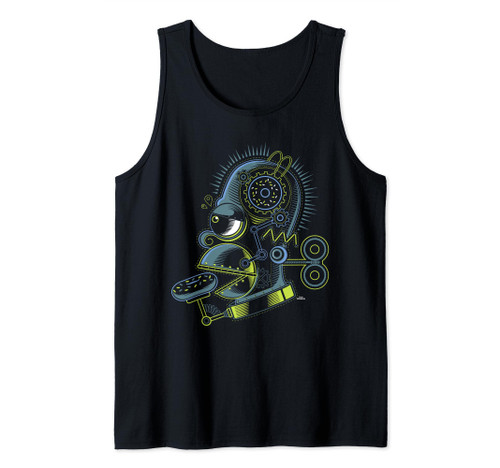 The Simpsons Homer Simpson Robot Tank Top