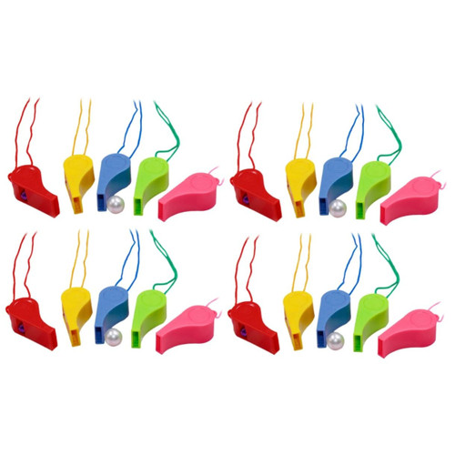 INOOMP Sporting Goods Whistles 120 Pcs Referee Whistle Kids Whistle Cheerleading Whistle Child Sports Toy Cm Rope