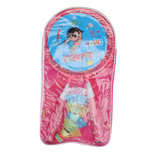 GANAZONO 2 Sets Beach Tennis Ball Badminton Racket Kids Badminton Ball Kids Suits Kids Badminton Rackets Kids Kits Kids Tennis Racket Badminton Net for Garden Child Outdoor Kids Ball