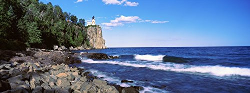 Posterazzi Poster Print Collection Cliff Split Rock Lighthouse Lake Superior Minnesota USA Panoramic Images, (15 x 6), Multicolored Posterazzi Poster Print Collection Cliff Split Rock Lighthouse Lake Superior Minnesota USA Panoramic Images, (15 x 6), Multicolored