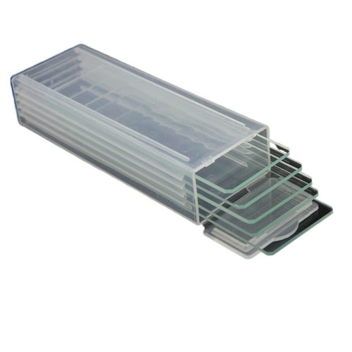 Microscope Accessories kit Slide Preparation camer 5pcs Blank Microscope Glass Slides Reusable Laboratorial Single Concave Cavity Slide Microscope Accessories
