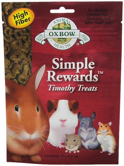 Oxbow Animal Health Simple Rewards Timothy Treat for Pets, 1.4-Ounce