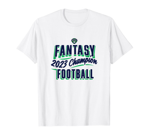 ESPN Fantasy Football 2023 Champion Big Wave Chest Logo T-Shirt