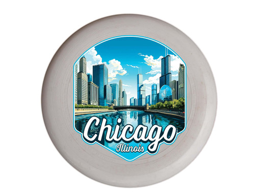 Chicago Illinois A Souvenir Frisbee Flying Disc 2-Pack