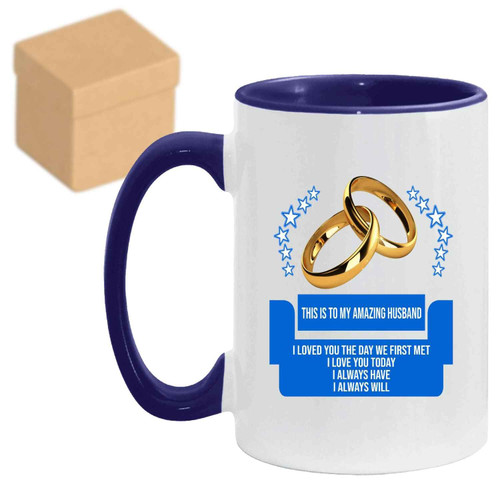 - Thoughtful Husband Gift, For Anniversaries - Show Your Love With 11oz Ceramic Heat Changing Mug 11oz 15oz Inner Color Accent Mug - Thoughtful Husband Gift, For Anniversaries - Show Your Love With 11oz Ceramic Heat Changing Mug 11oz 15oz Inner Color Accent Mug