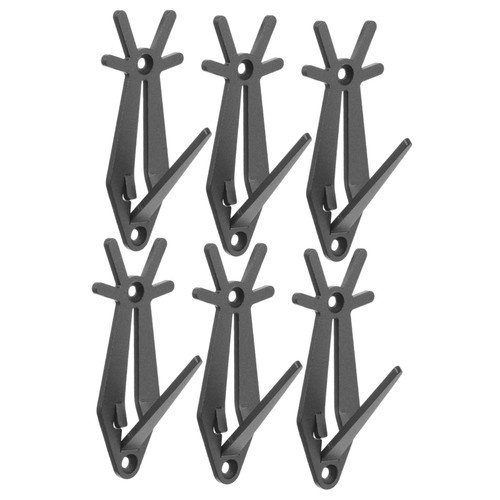 Housoutil 6pcs Deer Skull Hook Skull Hanger Wildlife Skull Display Hook Decorative Hook Mini Trophies Deer Hanger Skull Wall Mount Bracket Skull Collection Hook Craft Display Hook Household