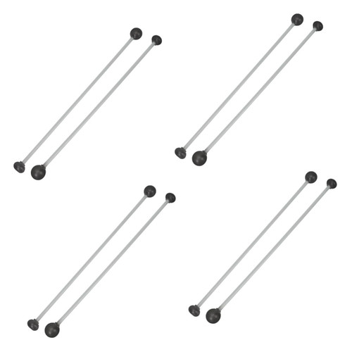 ERINGOGO 8 Pcs Double Marimba Mallet Marimba Drumsticks Mallets Percussion Drum Sticks Soft Drum Mallet Drumsticks for Students Percussion Kit Kids Xylophone Drum Supply Child Music Rubber