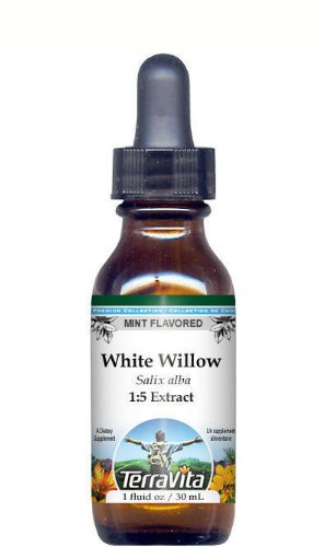White Willow Bark Glycerite Liquid Extract (1:5) - Mint Flavored (1 oz, ZIN: 513240)