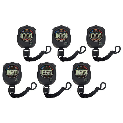 Homoyoyo 6pcs Timer Match Stopwatch Electronic Watches Stopwatch for Match Game Stopwatches Stopwatch for Game Training Stopwatch Abs Digital Watch Major