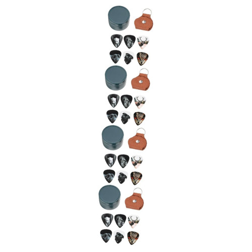 ERINGOGO 4 Sets Medium Pick Guitar Picks for Electric Guitar Acoustic Guitar Picks Ukulele Medium Guitar Picks Ukelele Picks Electric Guitar Picks Guitar Accessories Bass Celluloid Bracket