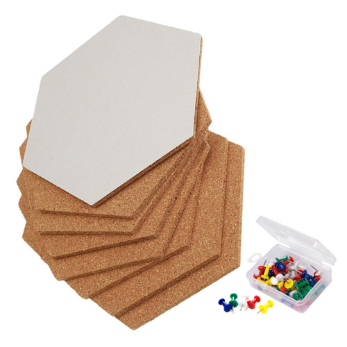 Garneck 8pcs Memo Bulletin Board Office Notice Board Application Message Board Memo Message Board Cork Photos Board Cork Boards Cork Notice Boards for Office Adhesive Sticky Board