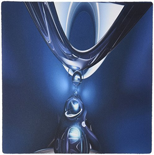 3dRose LLC 8 X 8 X 0.25 Inches Blue Drops Mouse Pad (mp_21909_1)