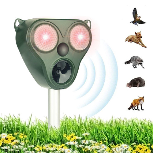 Animal Repeller Outdoor, Solar Ultrasonic Animal Repeller, Ultrasonic Cat Repeller, Repellent for Garden, Waterproof Repeller with PIR Motion Sensor, Animal Repellent for Cat, Dog, Skunks, Squirrel Animal Repeller Outdoor, Solar Ultrasonic Animal Repeller, Ultrasonic Cat Repeller, Repellent for Garden, Waterproof Repeller with PIR Motion Sensor, Animal Repellent for Cat, Dog, Skunks, Squirrel
