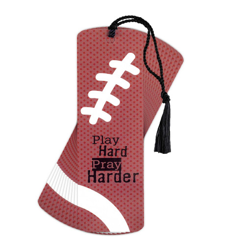 Dicksons Play Pray Hard Brown Football 2 x 6 Paper Keepsake Bookmark with Tassle Pack of 12 Dicksons Play Pray Hard Brown Football 2 x 6 Paper Keepsake Bookmark with Tassle Pack of 12