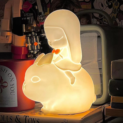 ubunnys Night Light for Kids, Kawaii Bunny Night Light, Nursery Toddler Night Light, Rechargeable Silicone Tap Control Baby Night Light Lamp, Cute Kawaii Room Decor, Kawaii Gift ubunnys Night Light for Kids, Kawaii Bunny Night Light, Nursery Toddler Night Light, Rechargeable Silicone Tap Control Baby Night Light Lamp, Cute Kawaii Room Decor, Kawaii Gift