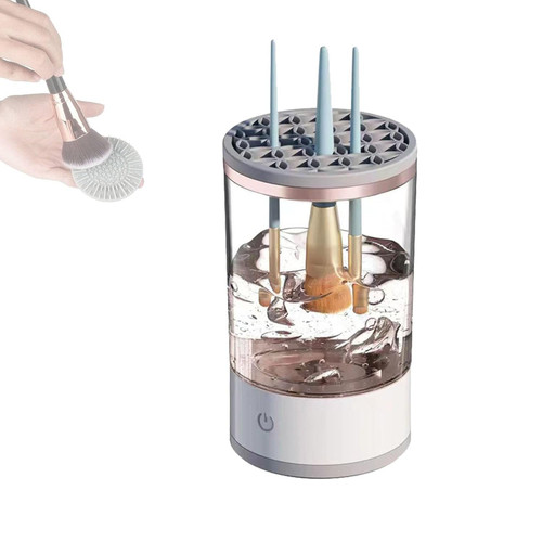 Brushly Pro Cosmetic Brush Cleaner, Brushy Makeup Brush Cleaner, Electric Makeup Brush Cleaner (1PCS) Brushly Pro Cosmetic Brush Cleaner, Brushy Makeup Brush Cleaner, Electric Makeup Brush Cleaner (1PCS)