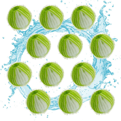 BSlocator Pet Hair Remover for Laundry, Reusable Laundry Pet Hair Catcher Lint Remover, Washing Machine Hair Catcher, Washing Dryer Balls for Clothing Dog Cat Pet Fur Remover 12 PCS