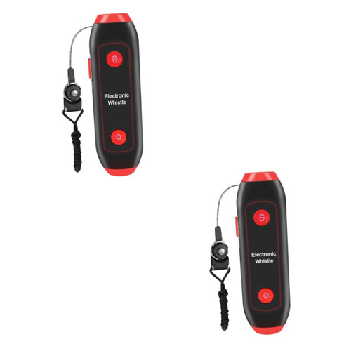 INOOMP 2pcs 3 Electronic Whistle High Volume Whistle Hand Squeeze Whistle Pet Training Whistle Loud Whistle Sound Handheld Whistles Whistle Emergency Whistle Basketball Abs