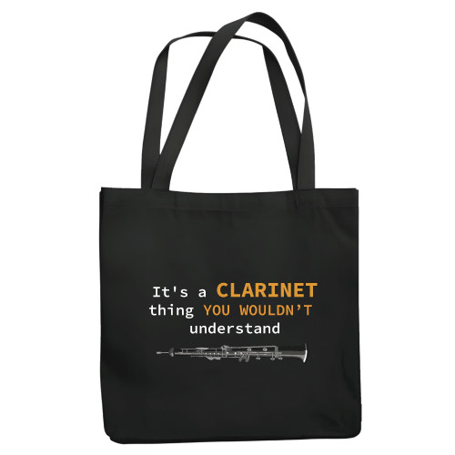 It is a Clarinet thing you Wouldnt understand funny for Music Musician instrument Clarinet player Navy Black Multicolor Canvas Tote Bag It is a Clarinet thing you Wouldnt understand funny for Music Musician instrument Clarinet player Navy Black Multicolor Canvas Tote Bag