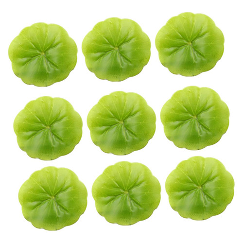 Cabilock 30pcs Water Plants for Ponds Floating Flower Floating Leaf Pond Lily Pad Micro Landscape Lily Pads Artificial Fake Lily Pads Garden Pool Lily Leaves Artificial Leaf Mini Decoration