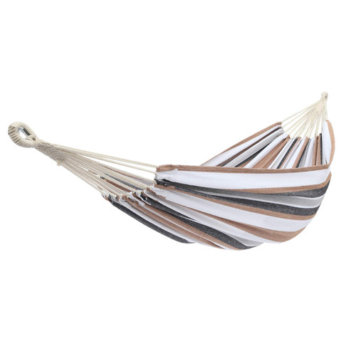 Savins gt1-zj 200x150cm Portable Polyester & Cotton Hammock Coffee Strip Savins gt1-zj 200x150cm Portable Polyester & Cotton Hammock Coffee Strip