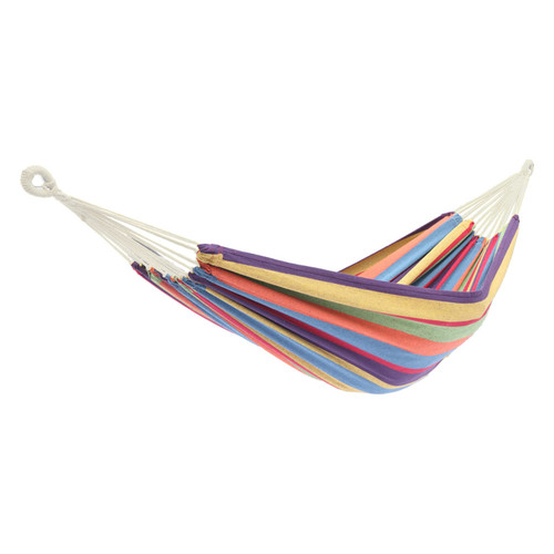 Keseno gt10-ZJ 200x150cm Polyester Cotton Hammock Small Color Stripe Natural Rope with Two 2M Tie Ropes Back Bag,for Lounging in The Sun or Under The Tree Keseno gt10-ZJ 200x150cm Polyester Cotton Hammock Small Color Stripe Natural Rope with Two 2M Tie Ropes Back Bag,for Lounging in The Sun or Under The Tree