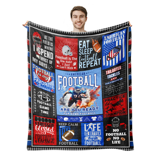 Lopevctor Football Blanket,Football Gifts for Boys 8-12, Football Gift for Men,Gifts for Football Players/Lovers,Flannel Sport Blanket Throw for Kids Boys Men,Football Team Gifts 50"x60" Lopevctor Football Blanket,Football Gifts for Boys 8-12, Football Gift for Men,Gifts for Football Players/Lovers,Flannel Sport Blanket Throw for Kids Boys Men,Football Team Gifts 50"x60"