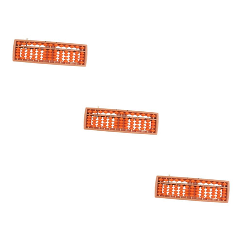 VICASKY 3 Pcs Mental Abacus Metal Chinese Abacus Toys for Kids Math Manipulatives Kids Calculate Toy Kids Educational Toys Childrens Toys Kids Stem Toy Pupils Abs Dedicated Teaching Aids