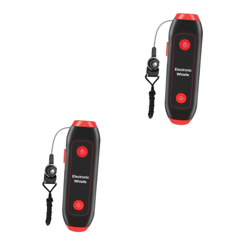 VANZACK 2pcs 3 Electronic Whistle Battery Operated Whistle Hand Emergency Whistle Referee Whistle Whistle Coaching Whistle High Volume Whistle Safety Whistle Football Magnet