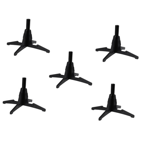 VICASKY 5pcs 4 Musical Instrument Stand Clarinet Holder Foldable Stand Flute Clarinet Stand 4 Leg Clarinet Support Stand Foldable Clarinet Stand Foldable Holder for Bass Portable Abs Base