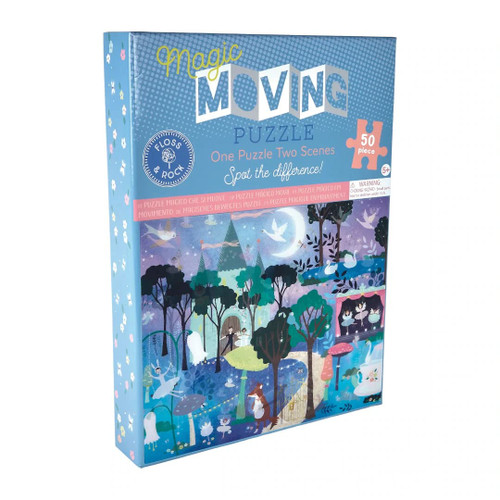 Floss and Rock 50 Pieces Magic Moving Puzzle (Enchanted)